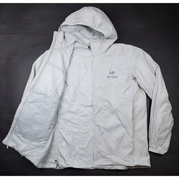 Arc'teryx Atom LT Hoody Men's 2XL Light Gray Insulated Puffer Full Zip Hooded - Picture 4 of 16